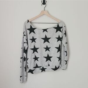 Bailey's Blossoms Mommy & Me Black & Grey Off Shoulder Sweaters Size Extra Small